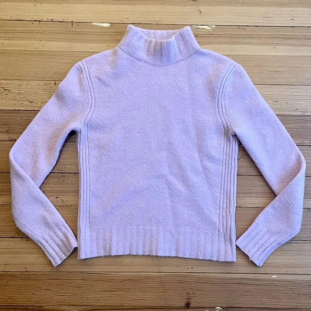J. Crew Point Sur mock neck sweater in supersoft yarn. Size XS.